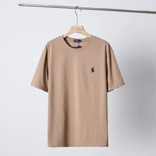Ralph Lauren T-shirt Textured Cotton Pony Logo Crew Neck Tee
