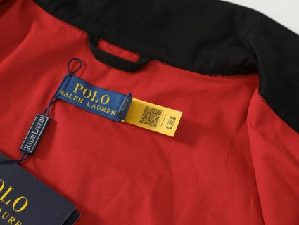 Ralph Lauren Outerwear Embroidered Harrington Zip Jacket
