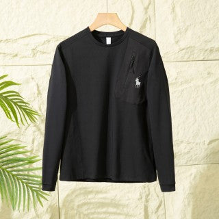 Ralph Lauren T-shirt Utility Pocket Pony Logo Long Sleeve Tee