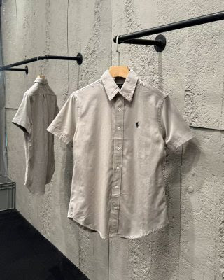 Ralph Lauren Shirt Unisex Oxford Short Sleeve Button-Down