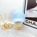 Ralph Lauren Hat Baby Blue Pale Yellow Pony Baseball Cap