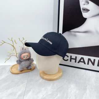 Ralph Lauren Hat Dark Navy Wordmark Embroidered Baseball Cap