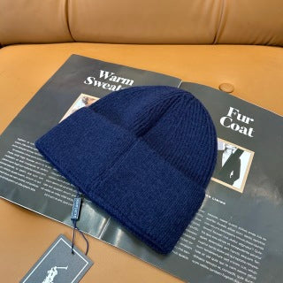 Ralph Lauren Hat Navy Polo Bear Ribbed Cuff Beanie