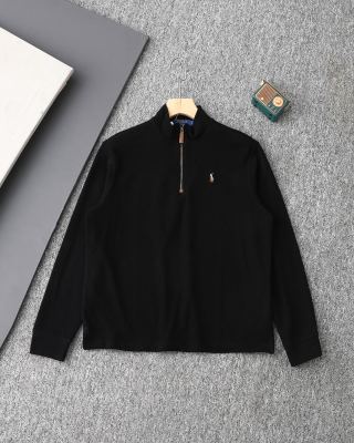 Ralph Lauren Sweatshirt Color Pony Embroidered Half-Zip Pullover